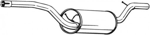 Toba esapament intermediara potrivit VOLVO C30, S40 II, V50; FORD C-MAX, FOCUS C-MAX, FOCUS II 1.6-2.0LPG 10.03-12.12 - Img 1