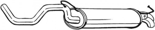 Toba finala esapament potrivit AUDI A3; SEAT LEON; VW GOLF IV, NEW BEETLE 1.6/1.9D 09.96-09.10