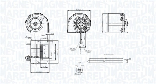Ventilator habitaclu potrivit MERCEDES SPRINTER 2-T (B901, B902), SPRINTER 3,5-T (B906), SPRINTER 3-T (B903), SPRINTER 3-T (B906), SPRINTER 4,6-T (B906), SPRINTER 4-T (B904) 1.8-3.5 02.95-12.19 - Img 1