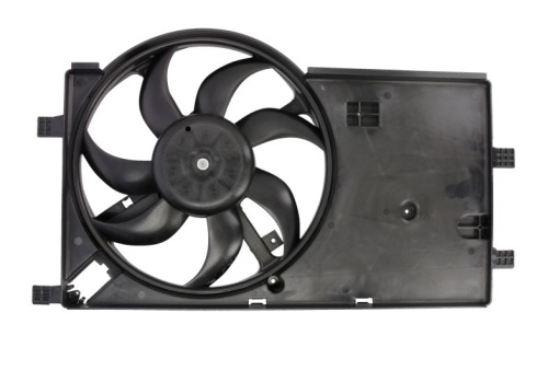 Ventilator radiator (cu carcasa) potrivit CITROEN NEMO, NEMO/MINIVAN; FIAT FIORINO, FIORINO/MINIVAN, QUBO; PEUGEOT BIPPER, BIPPER TEPEE 1.3D-1.4D 11.07-