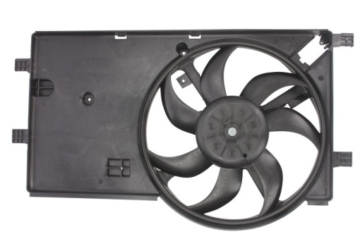 Ventilator radiator (cu carcasa) potrivit CITROEN NEMO, NEMO/MINIVAN; FIAT FIORINO, FIORINO/MINIVAN, QUBO; PEUGEOT BIPPER, BIPPER TEPEE 1.3D/1.4D 11.07-