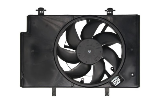 Ventilator radiator (cu carcasa) potrivit FORD B-MAX, FIESTA, FIESTA V, FIESTA VI 1.25-1.6D 04.07-