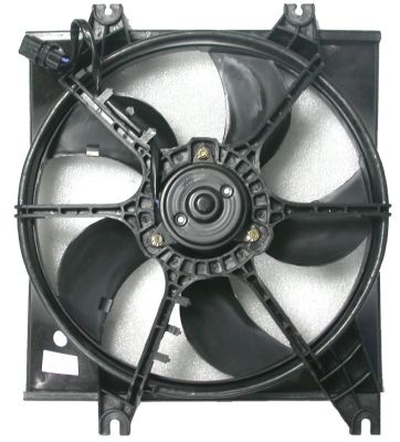 Ventilator radiator (cu carcasa) potrivit HYUNDAI ACCENT II 1.3/1.5/1.6 01.00-11.05