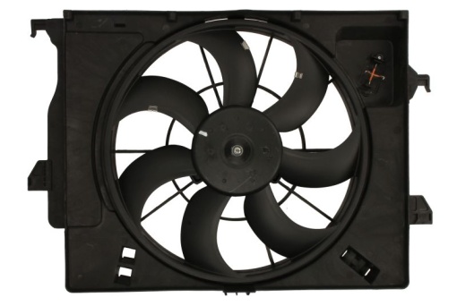 Ventilator radiator (cu carcasa) potrivit HYUNDAI ACCENT IV, I20 I; KIA RIO III 1.4/1.6 09.08-