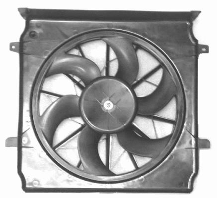 Ventilator radiator (cu carcasa) potrivit JEEP CHEROKEE 2.4/3.7 09.01-01.08