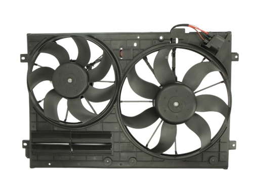 Ventilator radiator Dreapta/Stanga (cu carcasa) potrivit AUDI A3; SEAT ALTEA, ALTEA XL, IBIZA IV, IBIZA IV SC, LEON, TOLEDO III; SKODA OCTAVIA II, SUPERB II, YETI; VW BEETLE 1.2-3.6 05.03-05.22