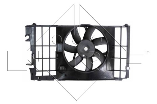 Ventilator radiator Stanga (cu carcasa) potrivit CITROEN BERLINGO, BERLINGO/MINIVAN, XSARA, XSARA/HATCHBACK, ZX, ZX/HATCHBACK; PEUGEOT 306, 306/HATCHBACK, 406, PARTNER 1.1-2.0D 03.91-12.15