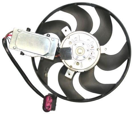 Ventilator radiator Stanga potrivit AUDI Q7; VW TOUAREG 2.5D-6.0 10.02-08.15
