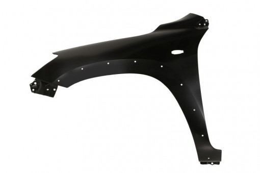 Aripa fata Stanga (cu orificiu pentru indicator, cu suport de gauri, galvanizat, certificat THATCHAM) potrivit TOYOTA RAV 4 III 01.06-02.09