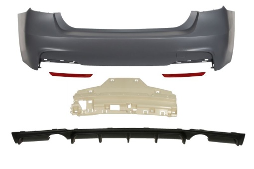 Bara Spate, M PERFORMANCE/pachet M, complet, grunduit potrivit BMW 3 F30, F80, 3 F31 Sedan 10.11-03.19