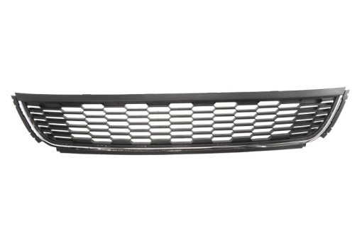 Capac bara fata plastic, crom/negru potrivit VW POLO, POLO IV, POLO V 09.02-05.22 06.09-