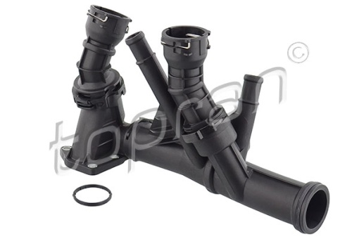 Carcasa termostat potrivit AUDI A1, A3, A4 ALLROAD B8, A4 ALLROAD B9, A4 B8, A4 B9, A5, A6 C7, Q2, Q3, Q5, TT; SEAT ALHAMBRA, ARONA, ATECA, IBIZA V, LEON, LEON SC 1.4D/1.6D/2.0D 08.08-