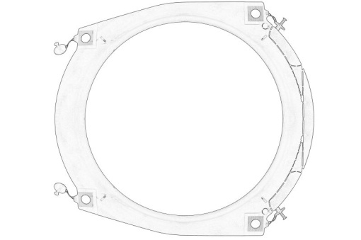 Carcasa ventilator radiator potrivit IVECO EUROTECH MH, EUROTECH MP, EUROTECH MT 01.92-