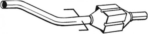 Catalizator potrivit MERCEDES SPRINTER 2-T (B901, B902), SPRINTER 3-T (B903), SPRINTER 4-T (B904) 2.1D 04.00-05.06