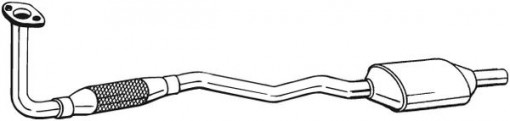 Catalizator potrivit OPEL ASTRA F CLASSIC, ASTRA G, ASTRA G/KOMBI 1.6 01.98-08.02