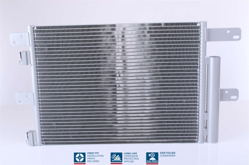 Condensator A/C 490x340x18 potrivit IVECO EUROCARGO I-III, EUROCARGO IV, EUROCARGO V, MAGIRUS 09.00-