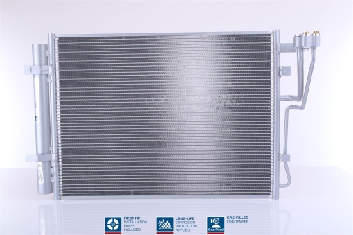 Condensator climatizare (cu uscator, element aditional) potrivit HYUNDAI IX20; KIA VENGA 1.4D/1.6D 02.10-