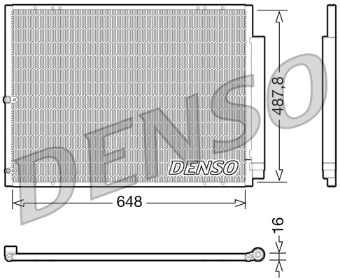 Condensator climatizare (cu uscator) potrivit LEXUS RX 3.0/3.3 04.03-12.08