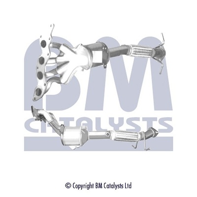 Convertor catalitic EURO 5 potrivit VOLVO C30, V50; FORD FOCUS II, GALAXY II, MONDEO IV, S-MAX 2.0/2.0ALK 07.04-06.15