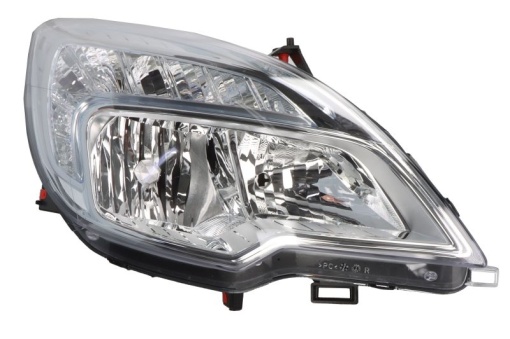 Far Dreapta (H1/H7, electric, cu motor, culoare insert: argintiu, culoare semnalizator: transparent) potrivit OPEL MERIVA B 06.10-01.14
