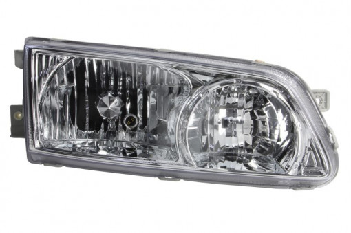 Far Dreapta (H1/H7, electric, fara motoras, culoare insertie: cromat, culoare semnalizator: transparent) potrivit HYUNDAI H-1, H-1 / STAREX -12.07