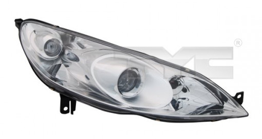 Far dreapta (H1/H7, reglaj electric, cu motoras) PEUGEOT 407 2004-2010