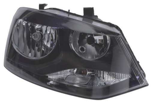 Far dreapta (H7/H7, electric, cu motor, culoare insert: negru) potrivit VW POLO V 6C 05.14-09.17