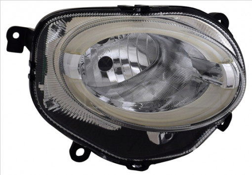 Far Dreapta (H7/LED/W21W) potrivit ABARTH 500 / 595 / 695, 500C / 595C / 695C; FIAT 500, 500 C 07.15-