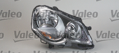 Far Dreapta (halogen, H1/H7, electric, cu motor, culoare insertie: cromat) potrivit VW POLO, POLO IV -11.09
