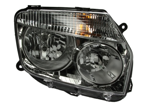 Far Dreapta (halogen, H1/H7/PY21W/W5W, electric, manual, cu motor, bec, culoare insert: gri) potrivit DACIA DUSTER, DUSTER/SUV; RENAULT DUSTER -09.13