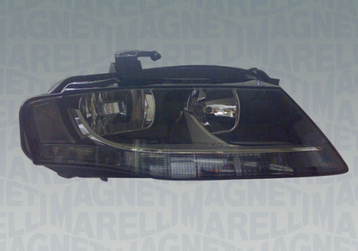 Far Dreapta (halogen, H7/H7, electric, cu motor) potrivit AUDI A4 ALLROAD B8, A4 B8 -07.10
