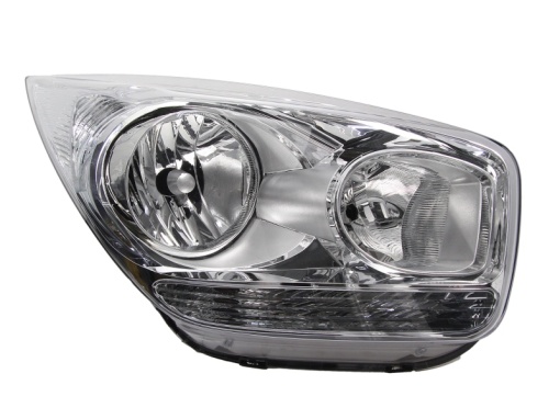 Far fata Dreapta (H1/H7, electric, cu motor, culoare insert: cromat, culoare semnalizator: transparent) potrivit KIA VENGA