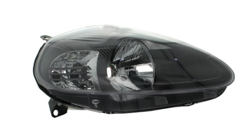 Far fata Dreapta (H4, electric, cu motor, culoare insert: negru, culoare semnalizator: transparent) potrivit ABARTH GRANDE PUNTO, PUNTO; FIAT GRANDE PUNTO, PUNTO/HATCHBACK