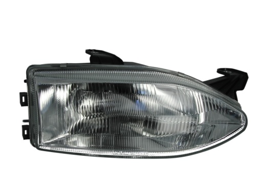 Far fata Dreapta (H4, electric, fara motoras, culoare insertie: negru) potrivit FIAT PALIO, SIENA