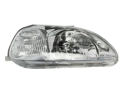 Far fata Dreapta (H4, electric, fara motoras, Versiunea 3D) potrivit HONDA CIVIC VI 09.94-02.01