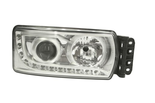 Far fata Dreapta (H7/LED, manual, cu controler ECU) potrivit IVECO EUROCARGO IV, EUROCARGO V, STRALIS I, STRALIS II 02.02-