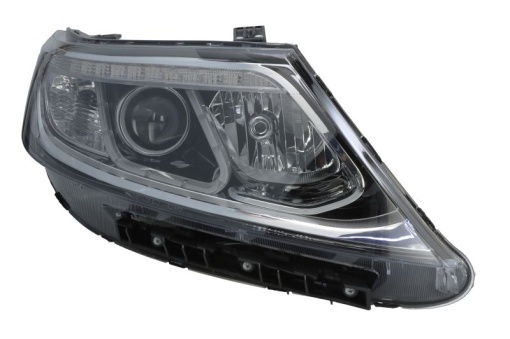 Far fata Dreapta (H7/PY21W, electric, fara motoras, culoare insert: negru) potrivit KIA SORENTO I, SORENTO II