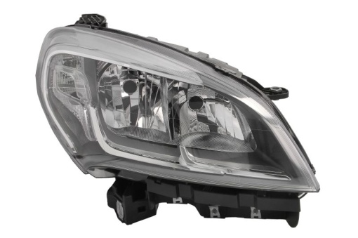 Far fata Dreapta (H7/W21W/WY21W, electric, cu motor, culoare insert: cromat) potrivit FIAT DOBLO CARGO