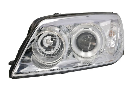 Far fata Stanga (H1/H7, electric, cu motor, culoare insert: cromat, culoare semnalizator: alb) potrivit CHEVROLET CAPTIVA