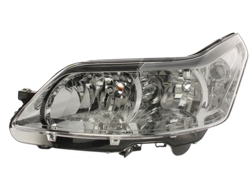 Far fata Stanga (H1/H7, electric, cu motor, culoare insert: cromat) potrivit CITROEN C4, C4 I