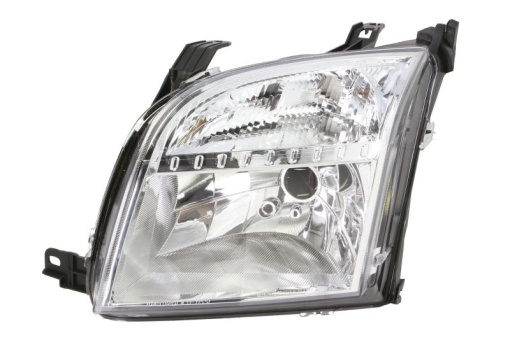 Far fata Stanga (H4, electric, cu motor, culoare insert: cromat, culoare semnalizator: alb) potrivit FORD FUSION
