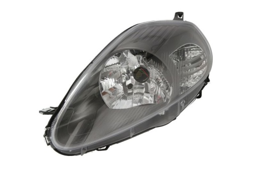 Far fata Stanga (H4, electric, cu motor, culoare insert: negru, culoare semnalizator: transparent) potrivit ABARTH GRANDE PUNTO, PUNTO; FIAT GRANDE PUNTO, PUNTO/HATCHBACK
