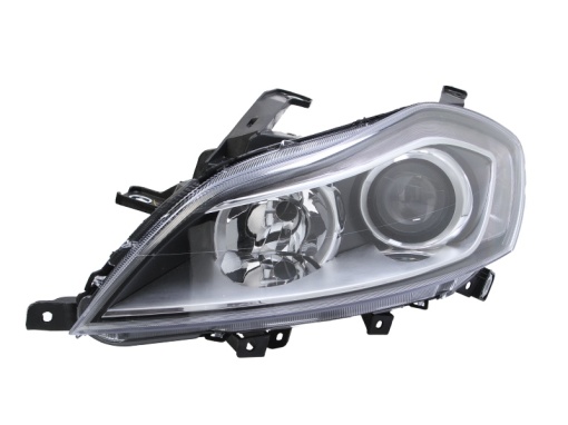 Far fata Stanga (H7/H7, electric, cu motor) potrivit LANCIA DELTA III 08.08-08.14