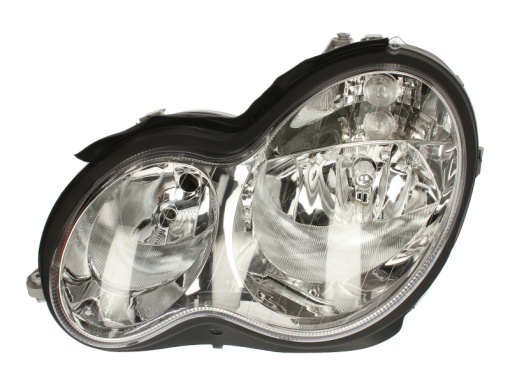 Far fata Stanga (H7/PY21W/W5W, electric, fara motoras, culoare insert: cromat, culoare semnalizator: transparent) potrivit MERCEDES C T-MODEL (S203), C (W203) -08.07