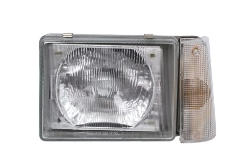 Far fata Stanga (R2, manual, fara motoras, culoare semnalizator: transparent) potrivit FIAT PANDA, PANDA/HATCHBACK 01.86-12.03