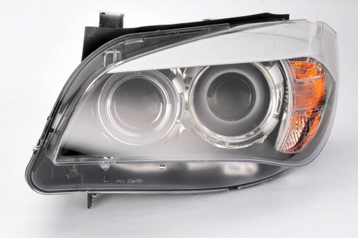 Far Stanga (bi-xenon, D1/D1S, electric, cu motor, culoare semnalizator: transparent) potrivit BMW X1 (E84) -07.12