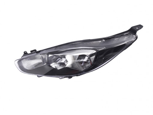 Far Stanga (H15/H7, electric, cu motor, culoare insertie: negru) potrivit FORD FIESTA VI 01.13-04.17