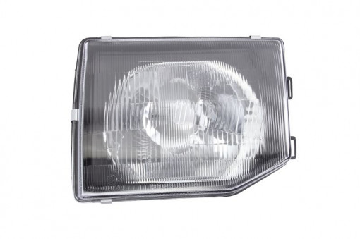 Far Stanga (H4, manual, fara motoras, culoare insertie: cromat) potrivit MITSUBISHI PAJERO II, PAJERO SPORT -12.97