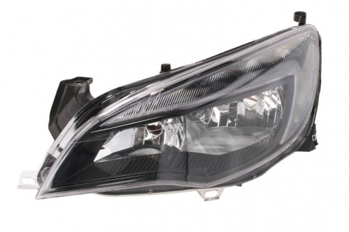 Far Stanga (H7/H7/LED, electric, cu motor, culoare insertie: negru) potrivit OPEL ASTRA J, ASTRA J GTC