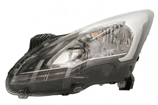 Far Stanga (H7/HB3, electric, cu motor) potrivit PEUGEOT 3008, 5008